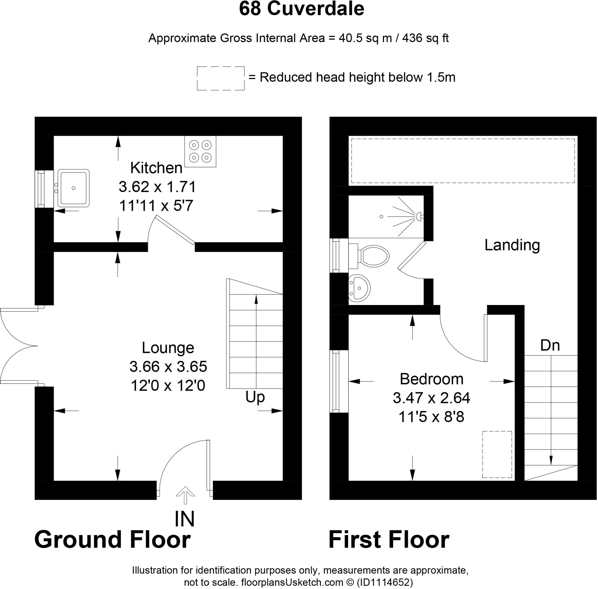 Coverdale, Luton, LU4 floorplan
