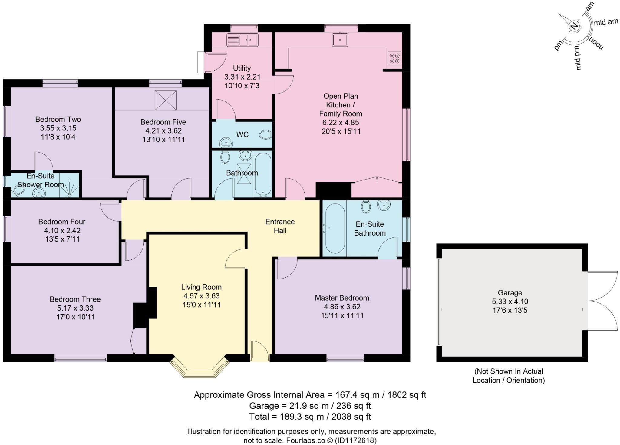 West Lodge, The Balk, Walton, Wakefield floorplan