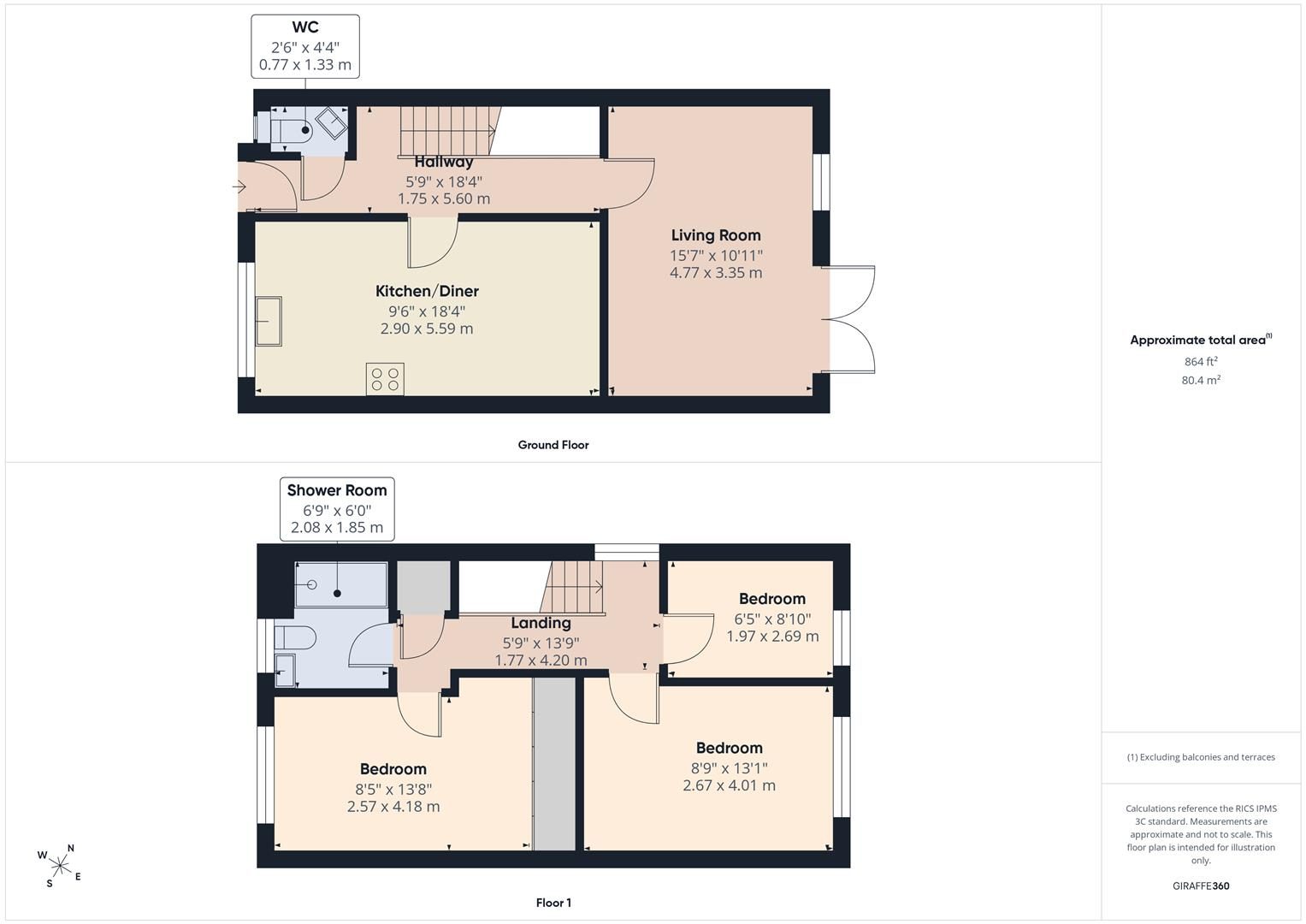 Valehead, Whitley Bay floorplan