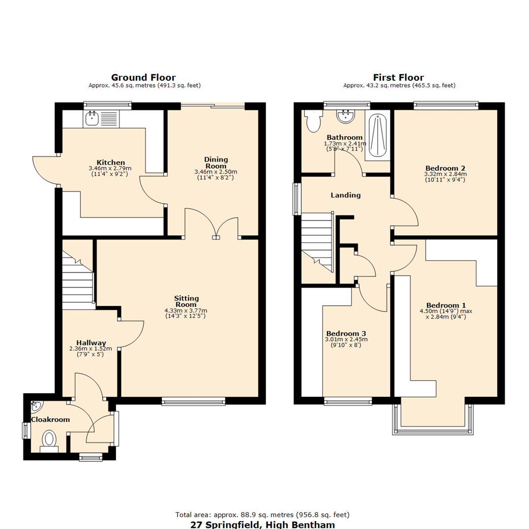 Springfield, High Bentham floorplan