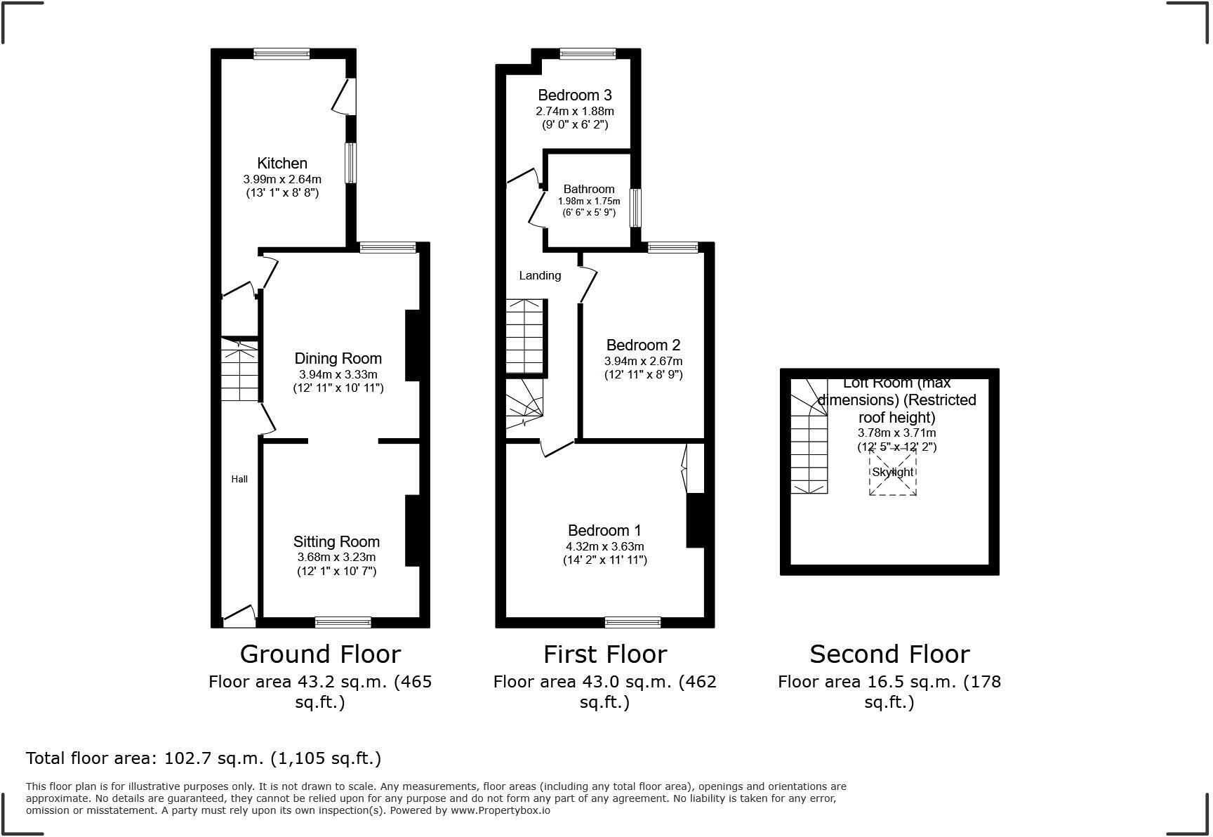 Victoria Road, Saltney  floorplan