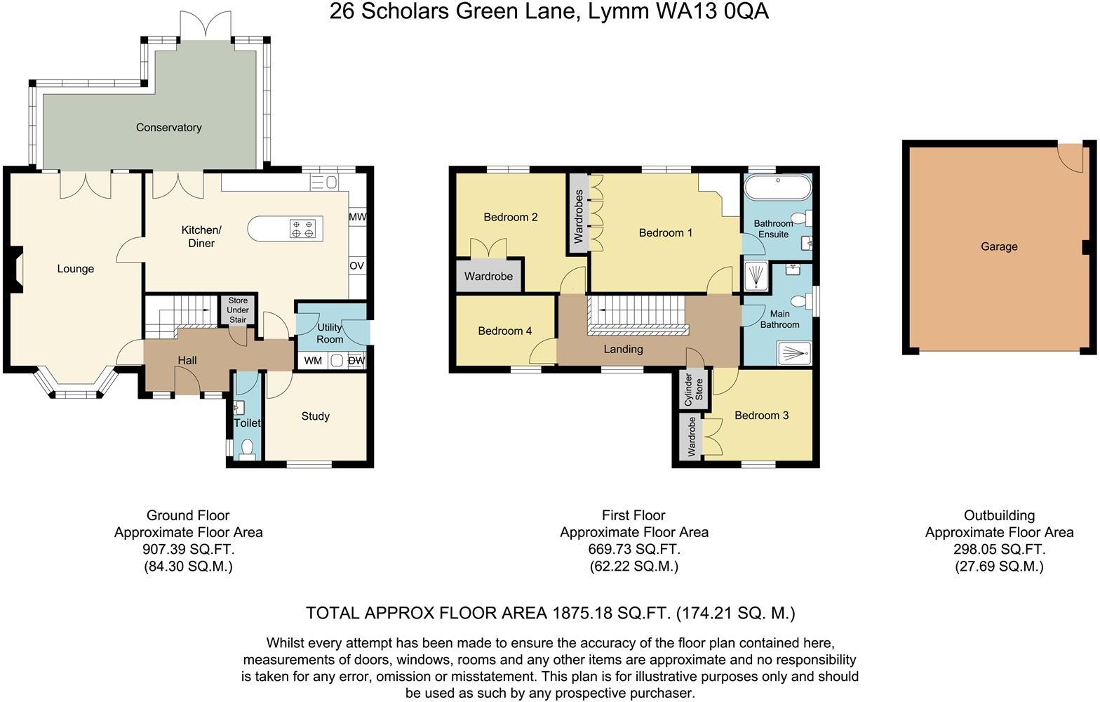 Scholars Green Lane, Lymm floorplan