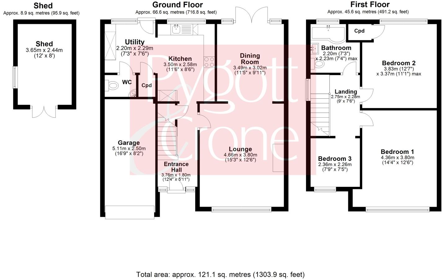 Malting Lane, Donington, Spalding, Lincolnshire, PE11 floorplan