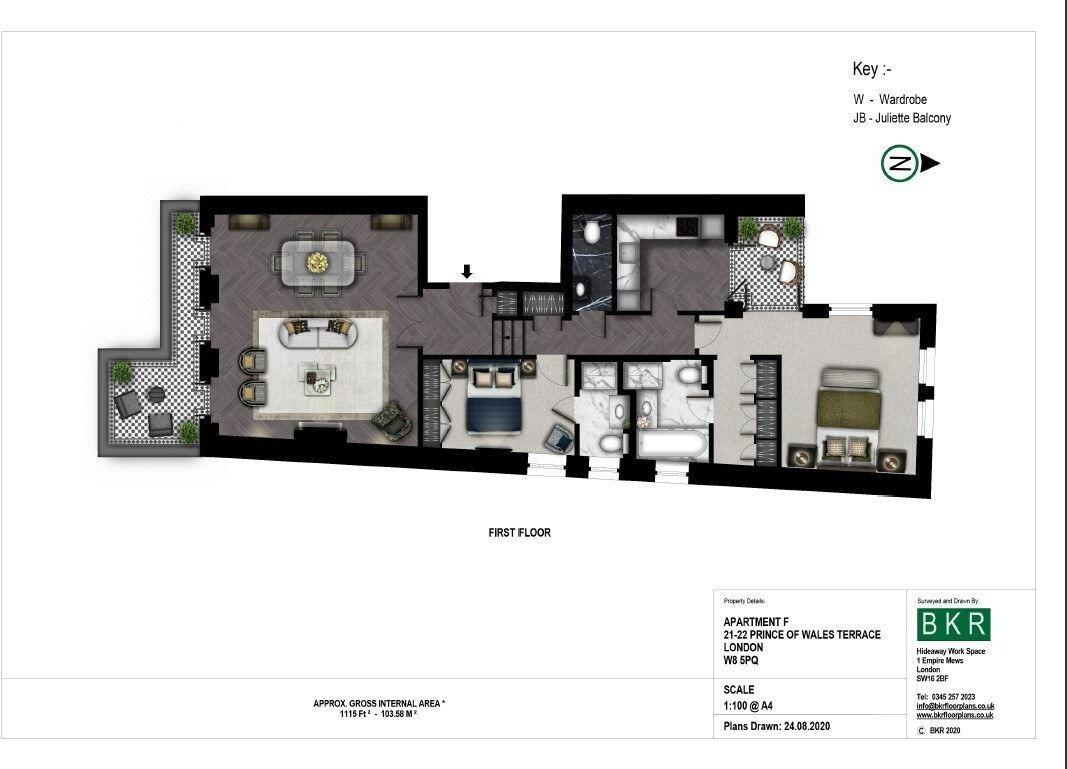 Prince Of Wales Terrace, W8 floorplan