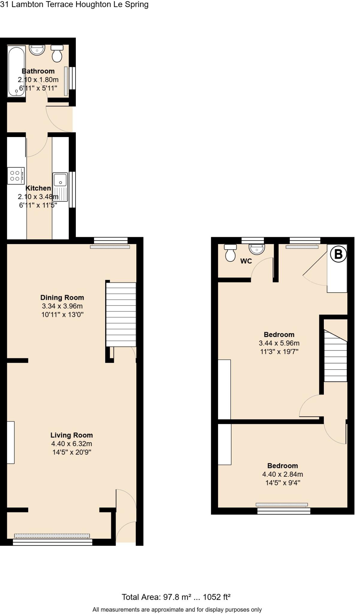 Lambton Terrace, Penshaw, Houghton Le Spring floorplan