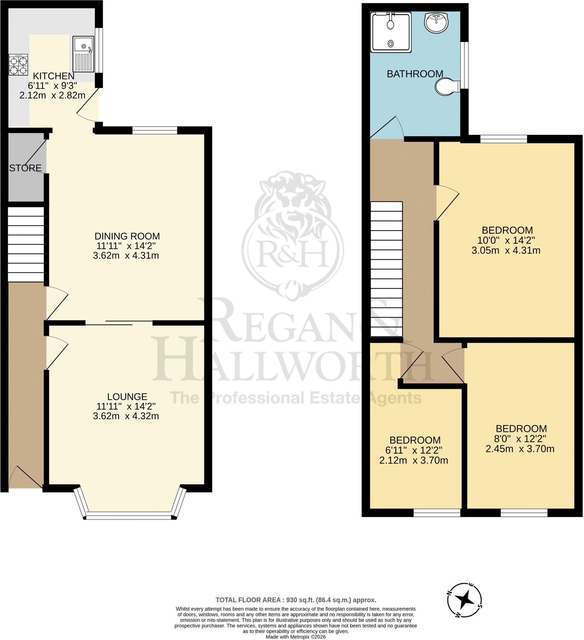 Woodhouse Lane, Springfield, WN6 7LF floorplan
