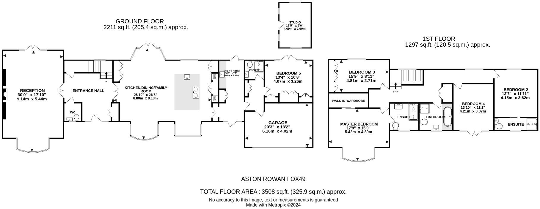 Butts Way, Aston Rowant, Watlington, Oxfordshire, OX49 floorplan