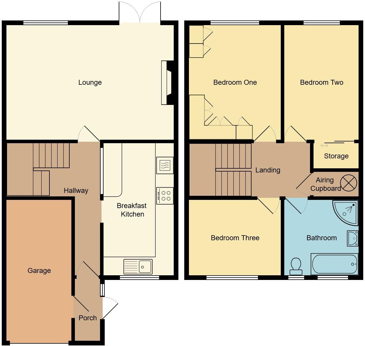 Pinewood Drive, Binley Woods, Coventry, CV3 2BX floorplan