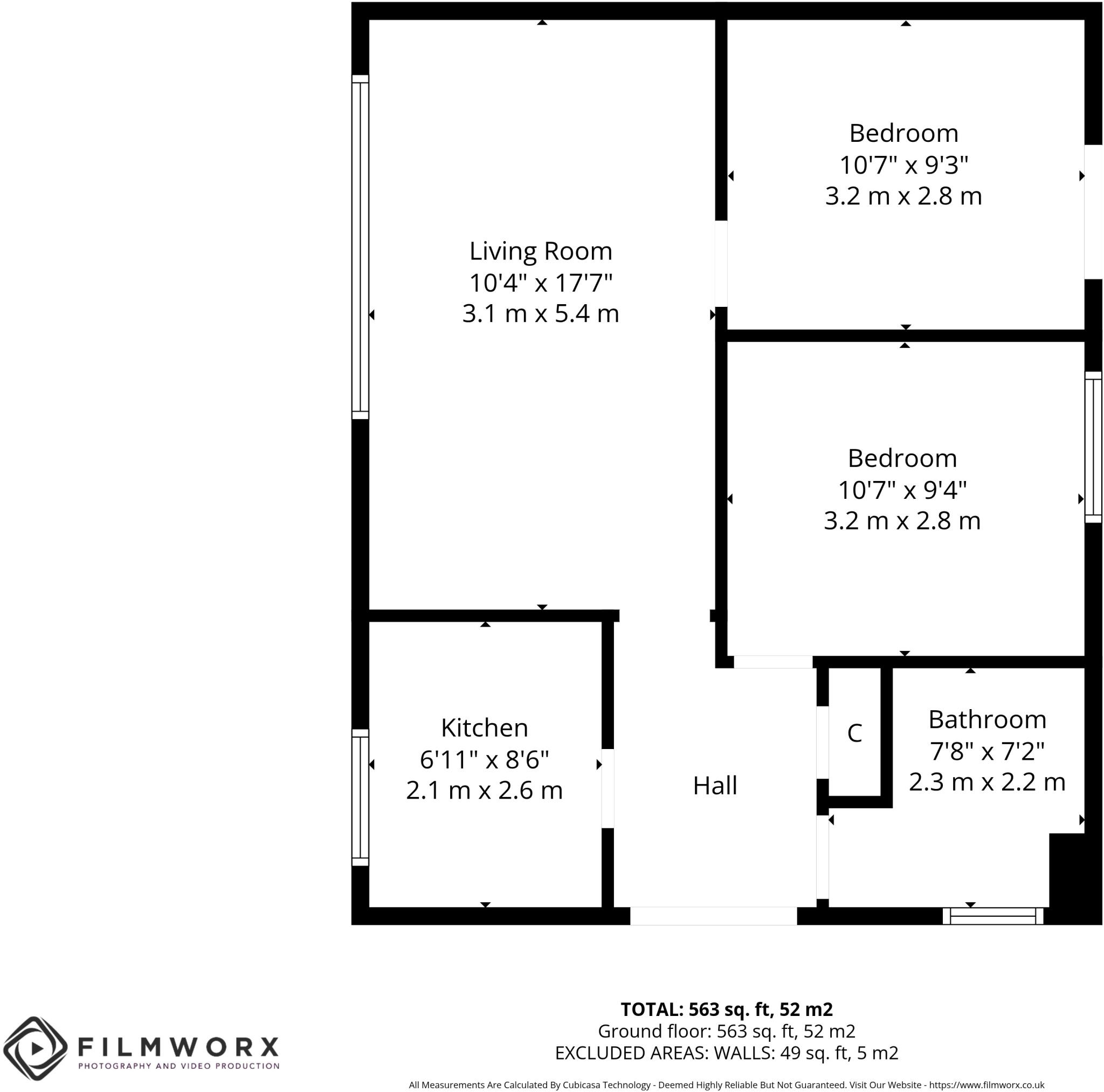3 Canmore Drive, Stenhousemuir, Larbert, FK5 floorplan