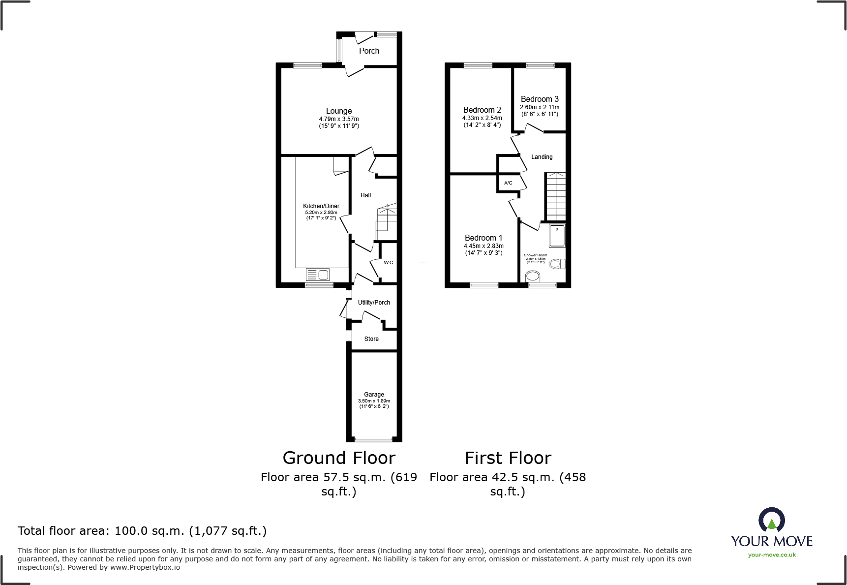Millers Road, Waddington, Lincoln, Lincolnshire, LN5 floorplan