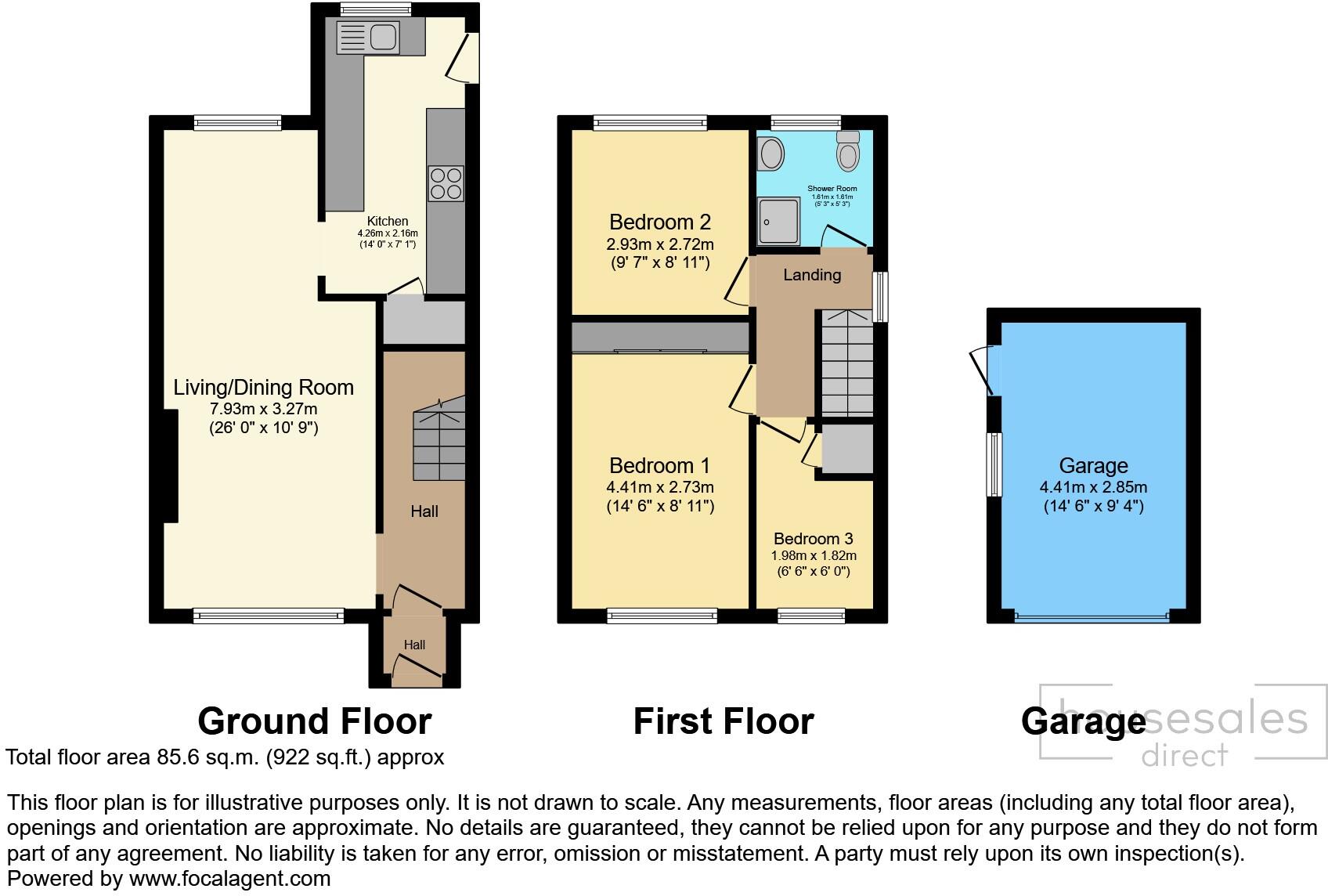 Thornhill Road Steeton, Keighley, BD20 floorplan