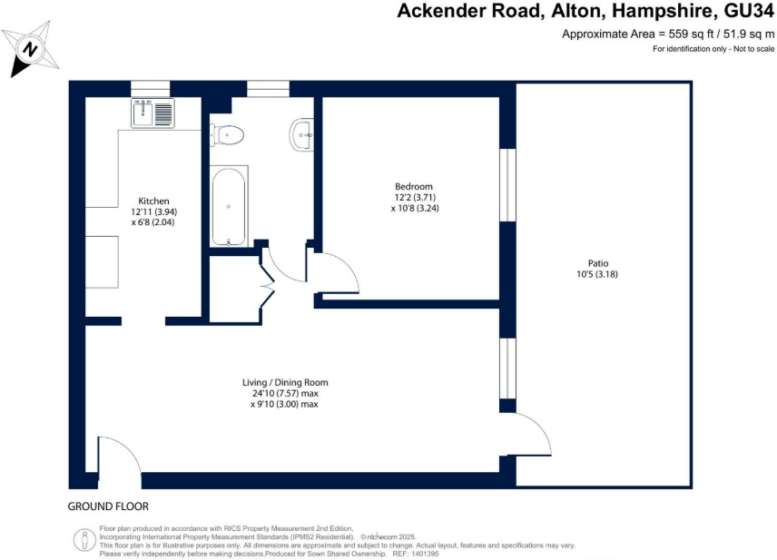 Ackender Road, Alton, Hampshire floorplan