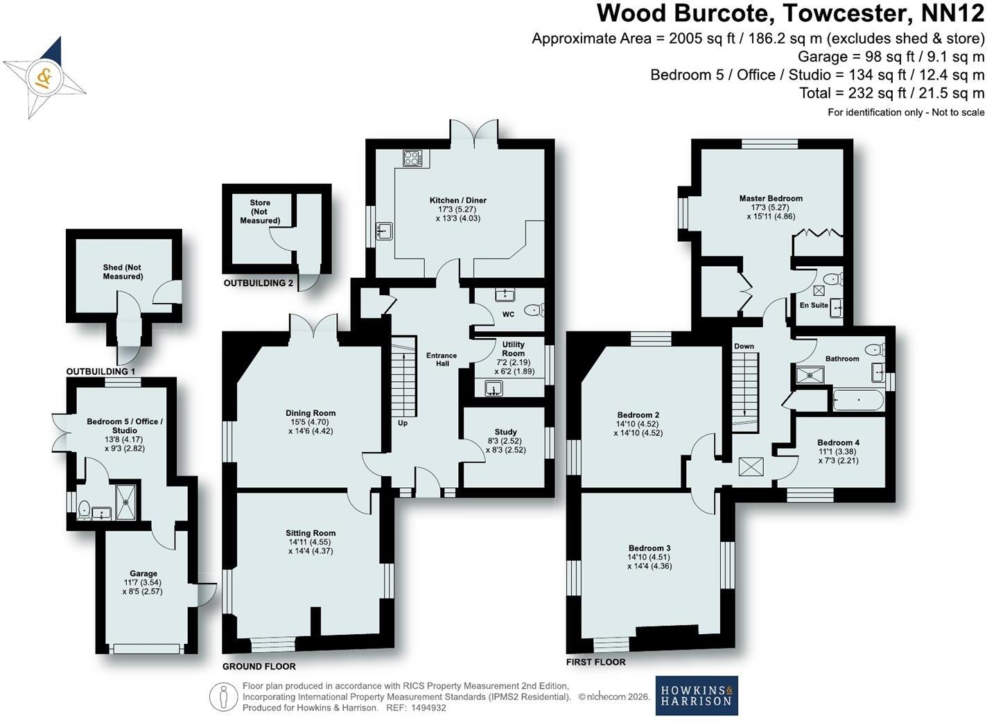 Wood Burcote, Towcester, NN12 floorplan