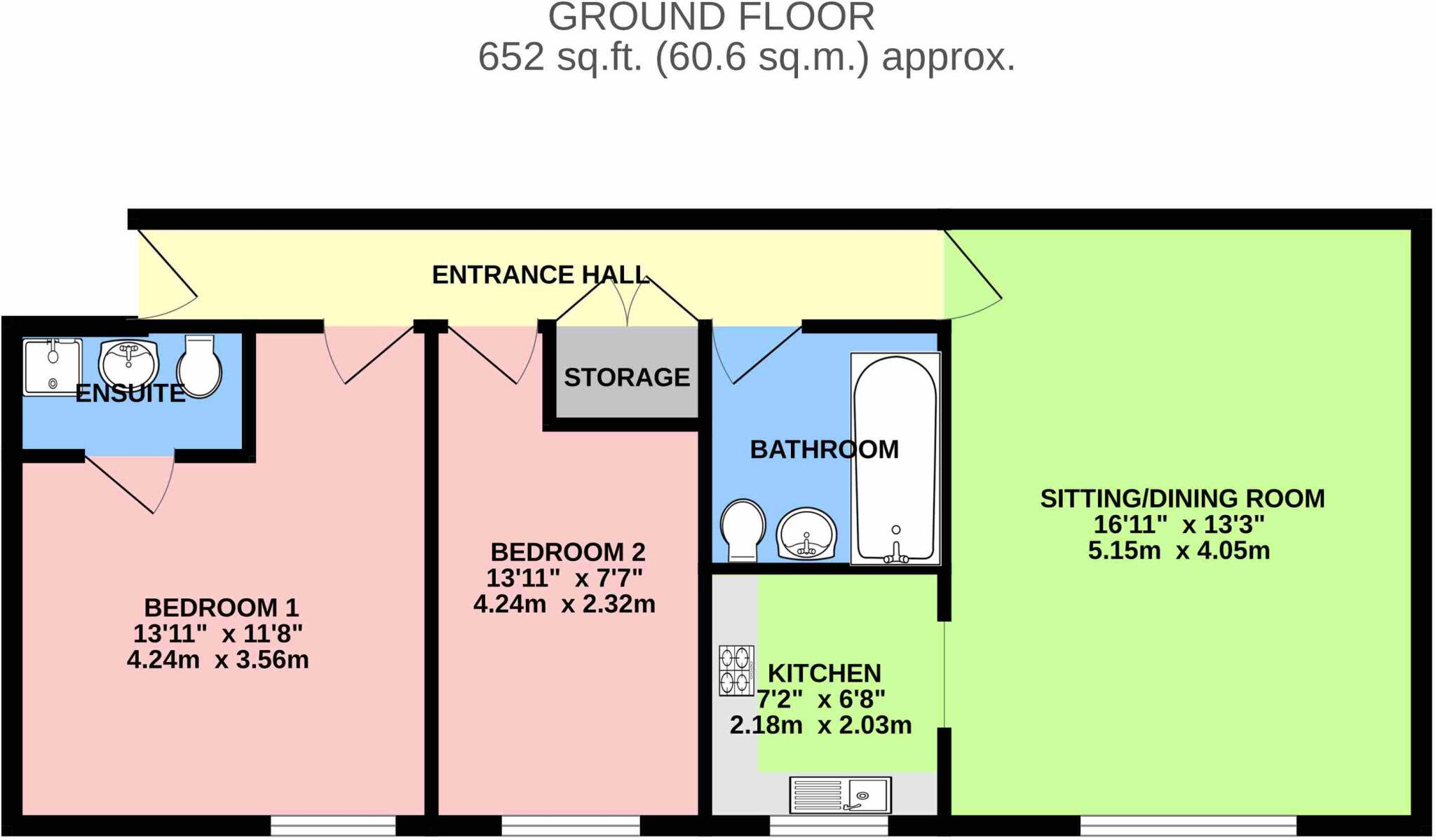 Woodridge Close, Enfield, Middlesex, EN2 floorplan