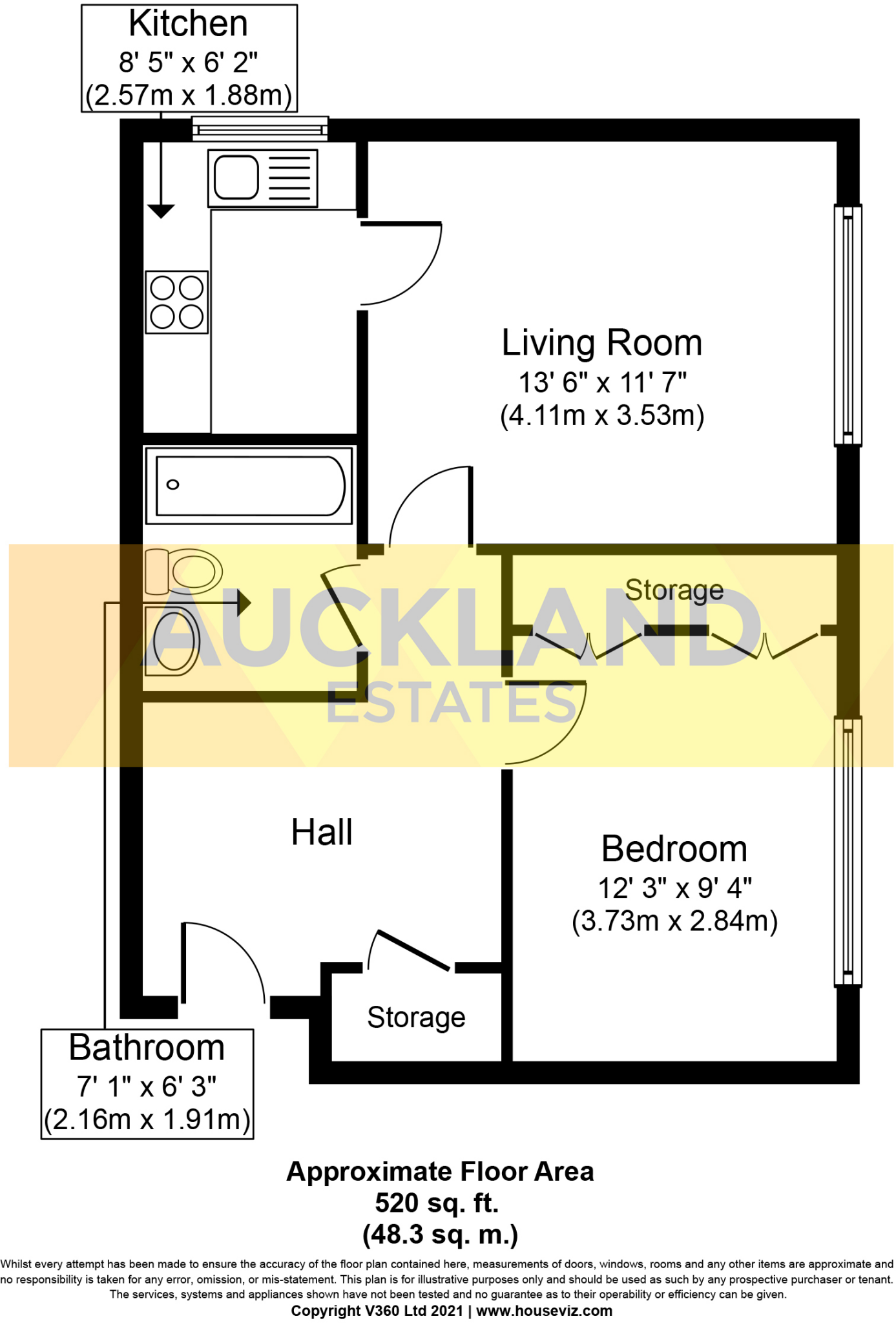 Hertford Mews, Billy Lows Lane, Potters Bar floorplan