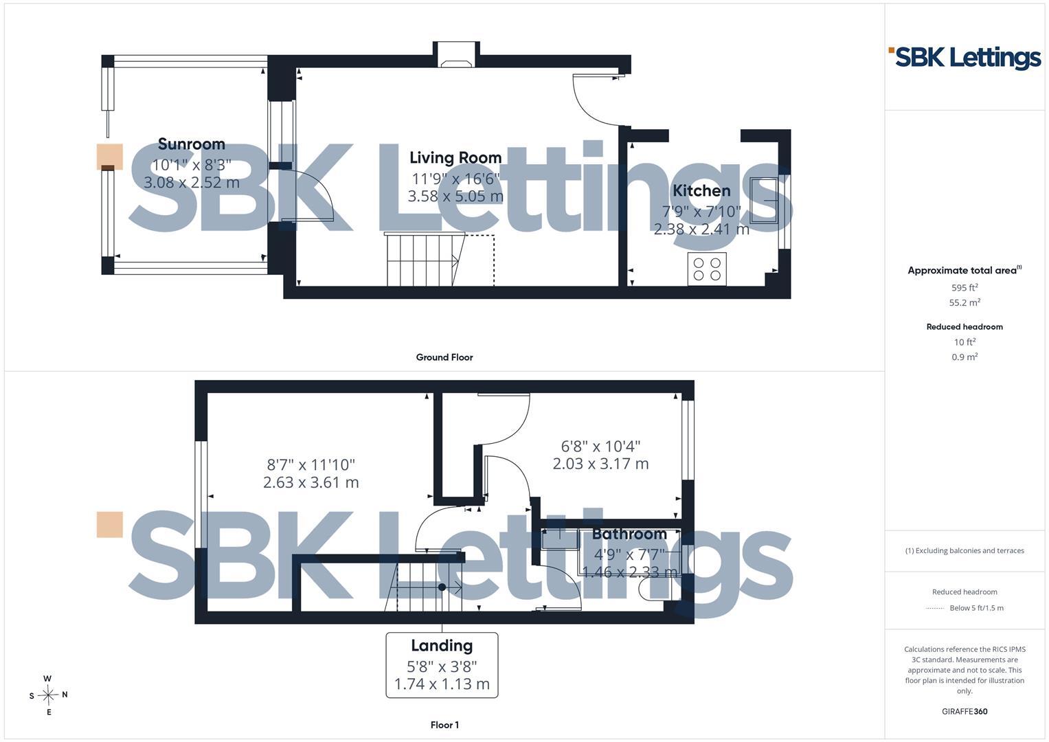 St Philips Drive, Evesham floorplan