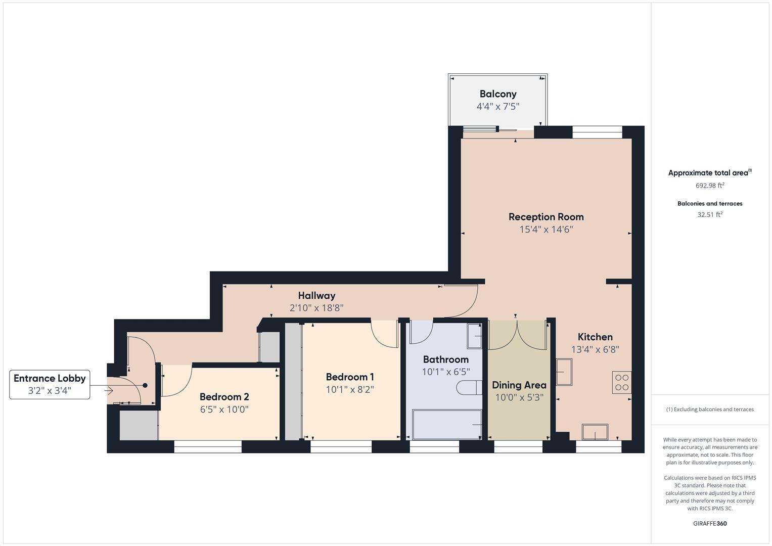 Queens Park Close, Mablethorpe floorplan