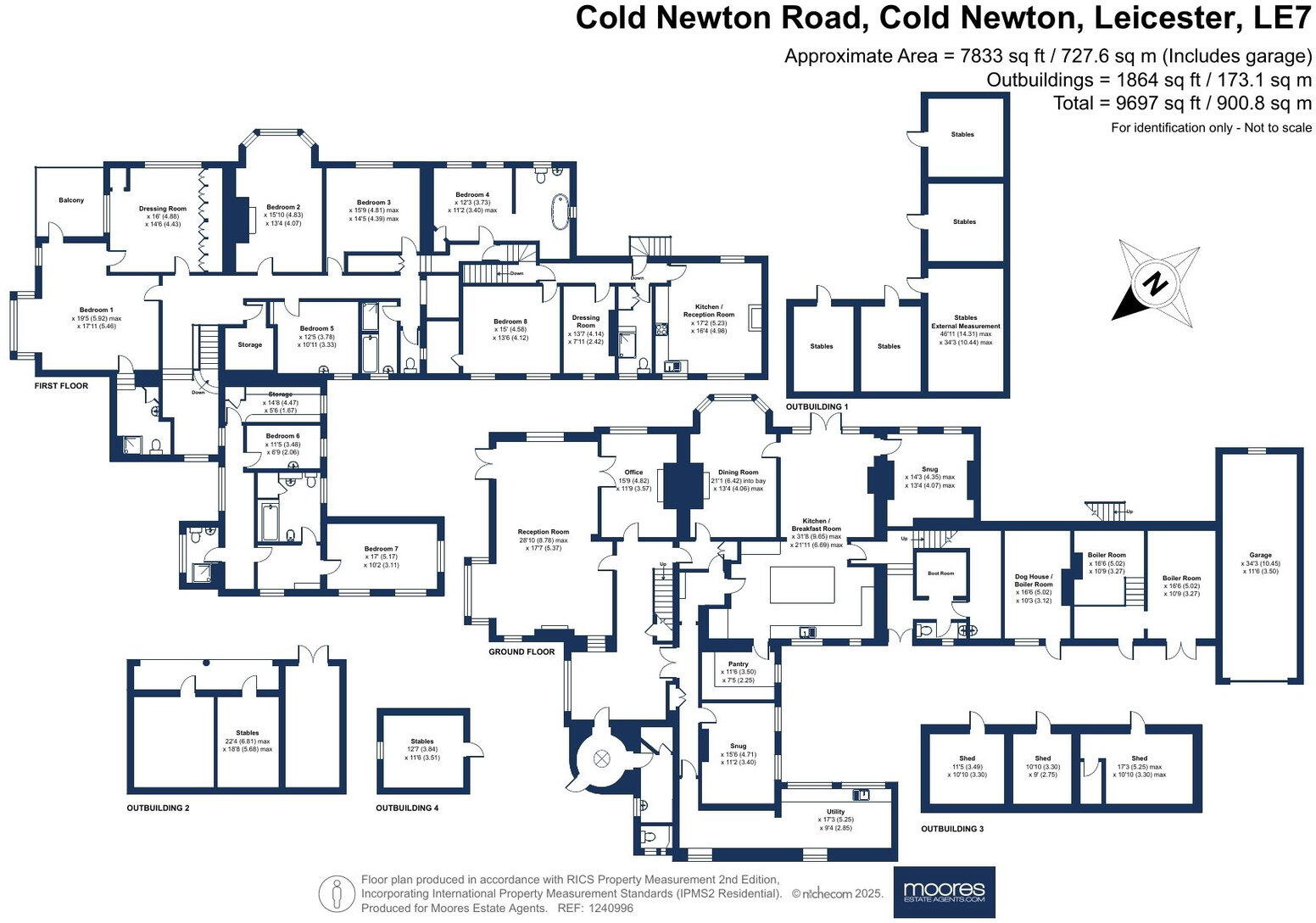 Cold Newton Road, Cold Newton, Leicester, LE7 9DA floorplan