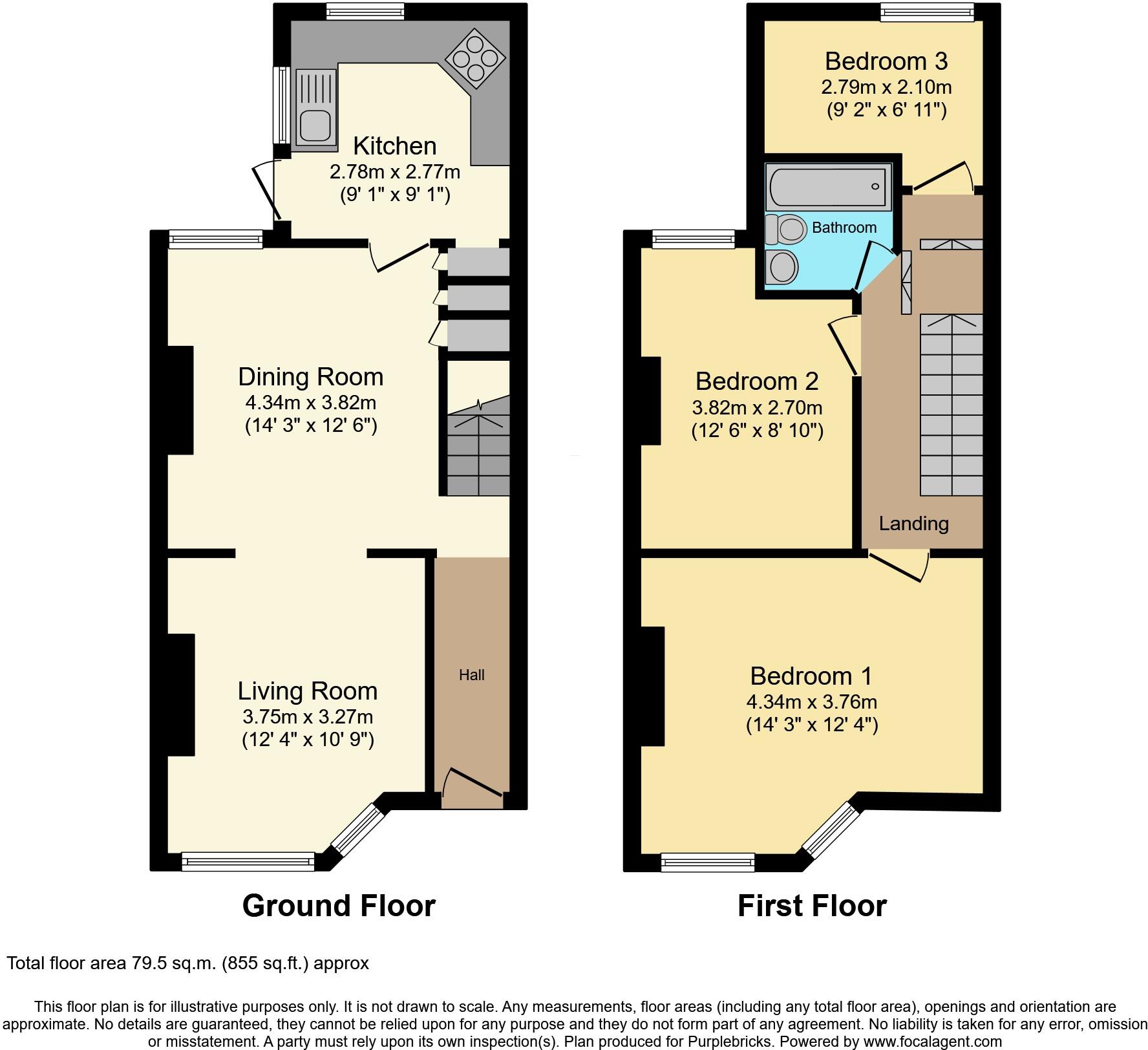 New Barton Street, Salford, M6 floorplan