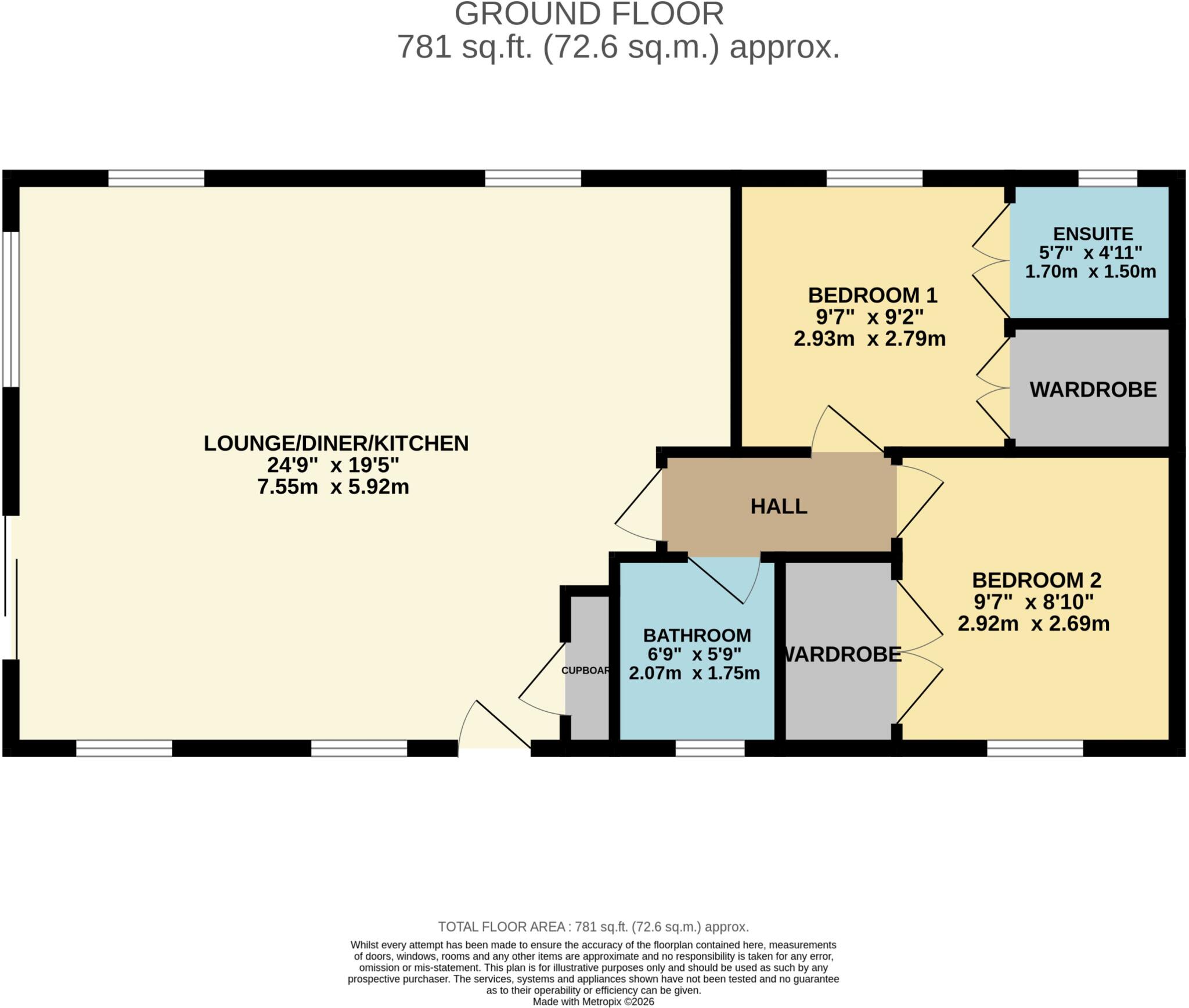 Kelsey Wood Country Park Great Steeping, Monksthorpe, PE23 floorplan