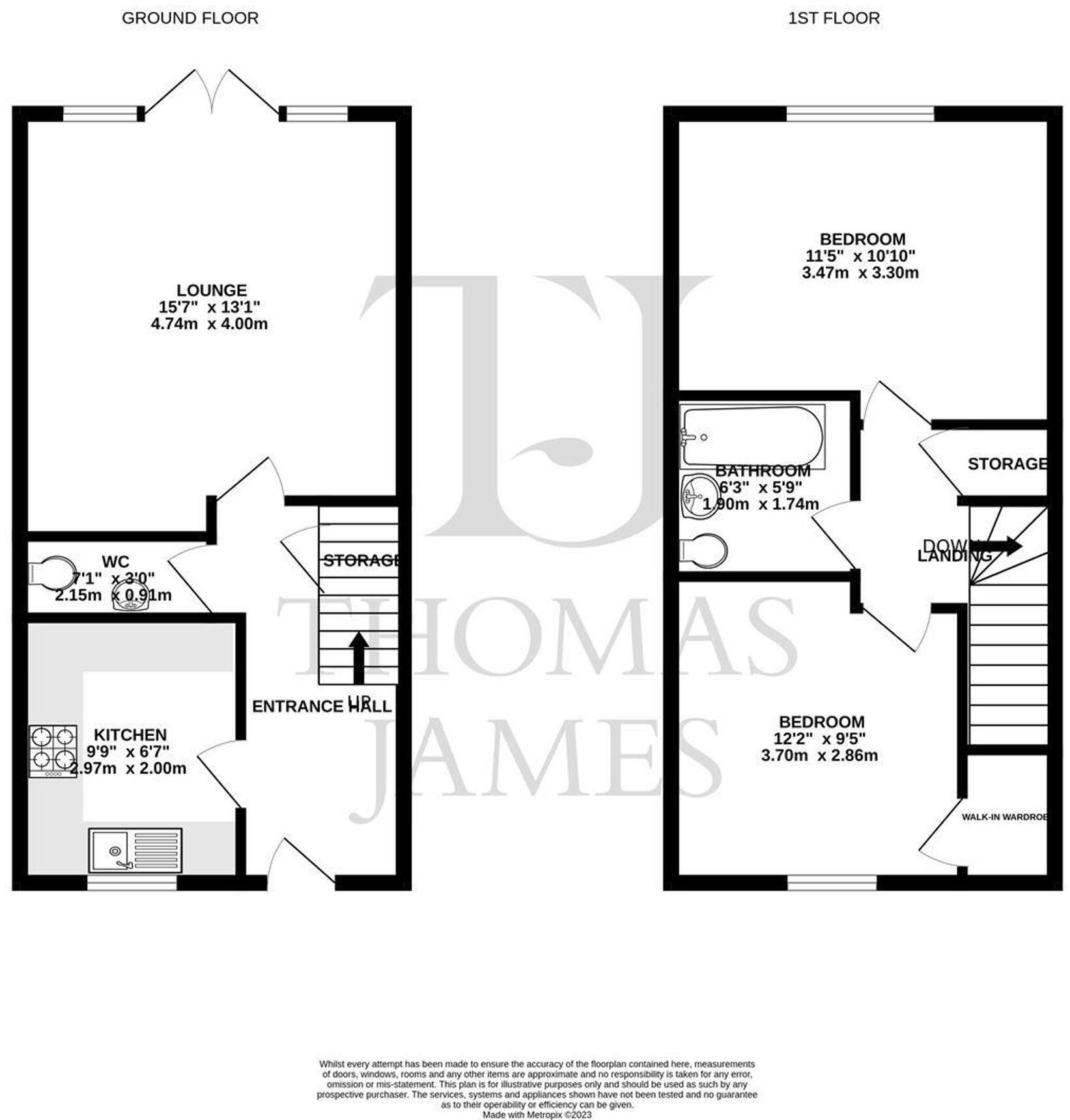 Rowan Close, Cotgrave, NG12 floorplan