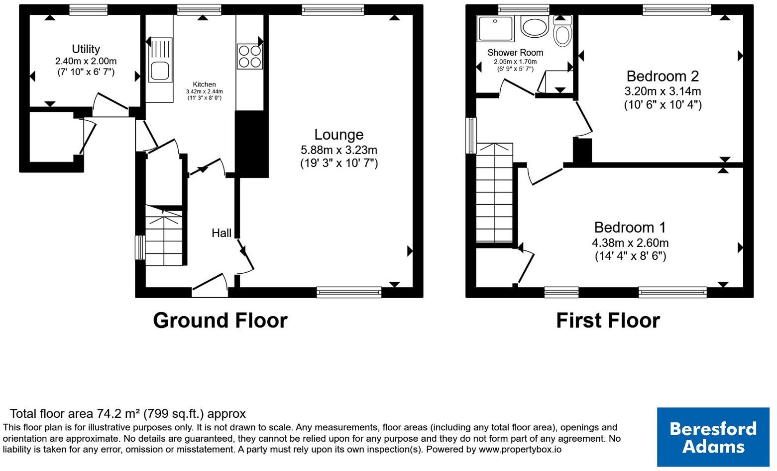 Sefton Road, Old Colwyn, Colwyn Bay, Conwy, LL29 floorplan
