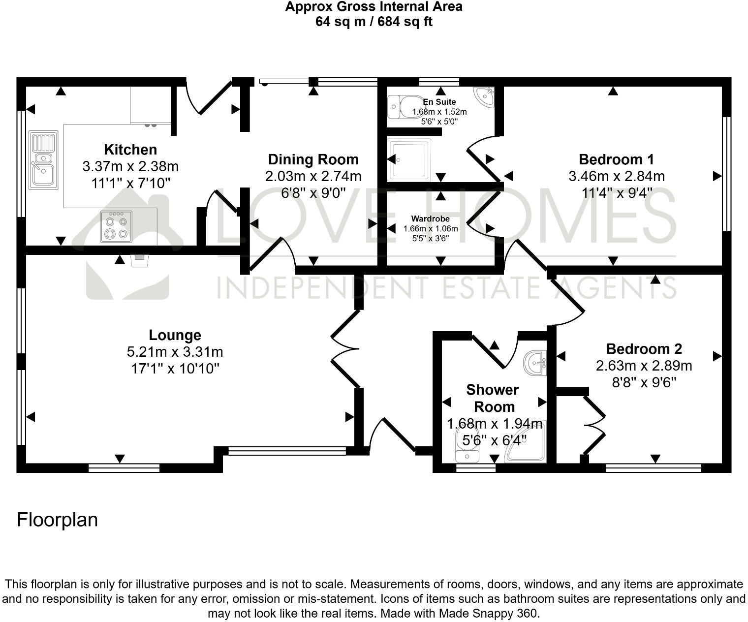 The Avenue, Wyre Vale Park, Garstang, Preston, Lancashire, PR3 1PY floorplan
