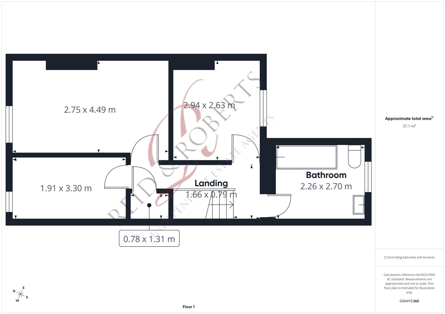 Court Road, Wrexham floorplan