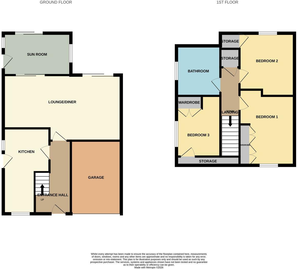 Oakleigh Drive, Orton Longueville, Peterborough, PE2 floorplan