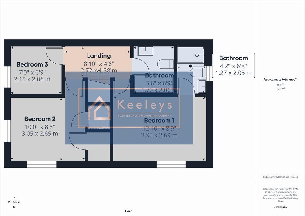 Carey Close, Ely, Cambridgeshire, CB7 floorplan