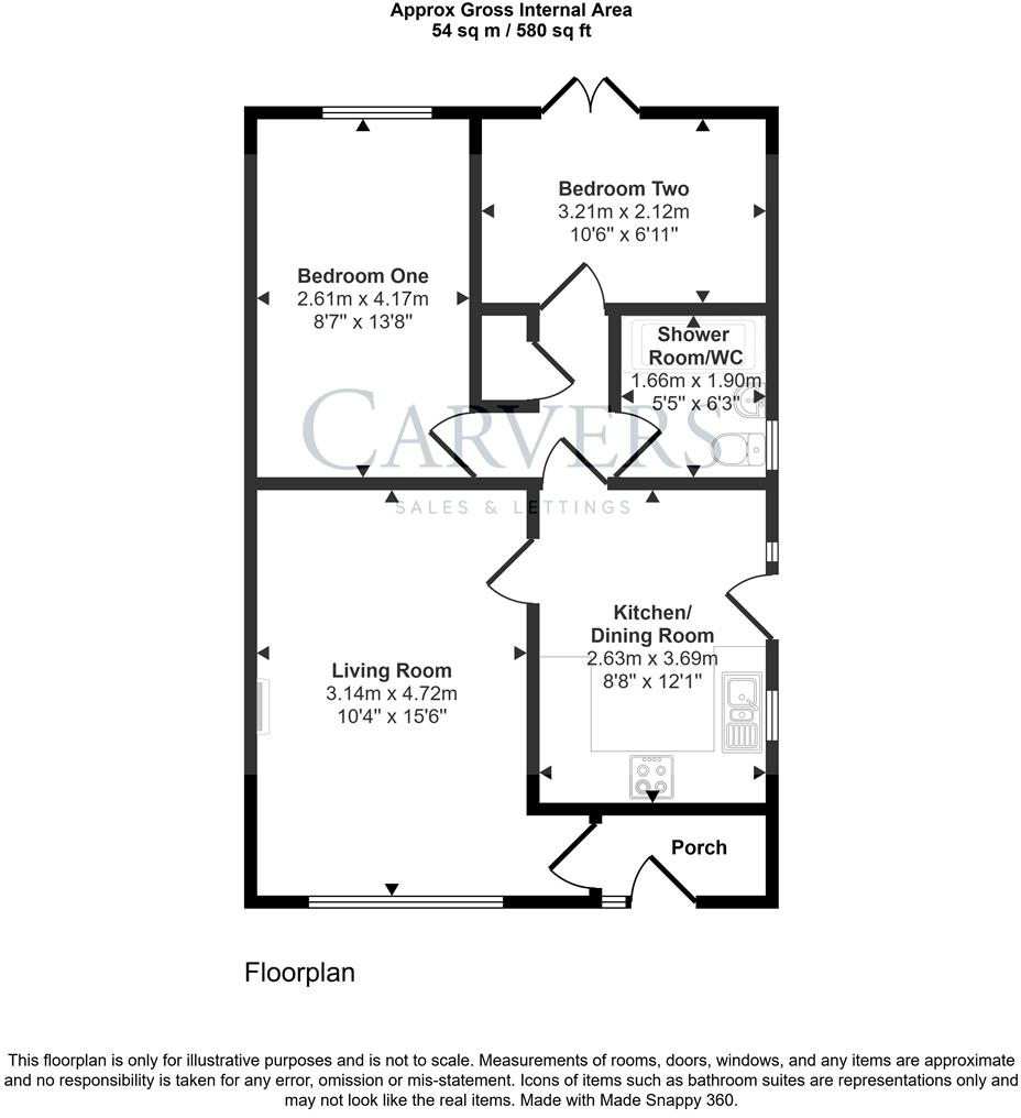 Layton Court, Woodham floorplan