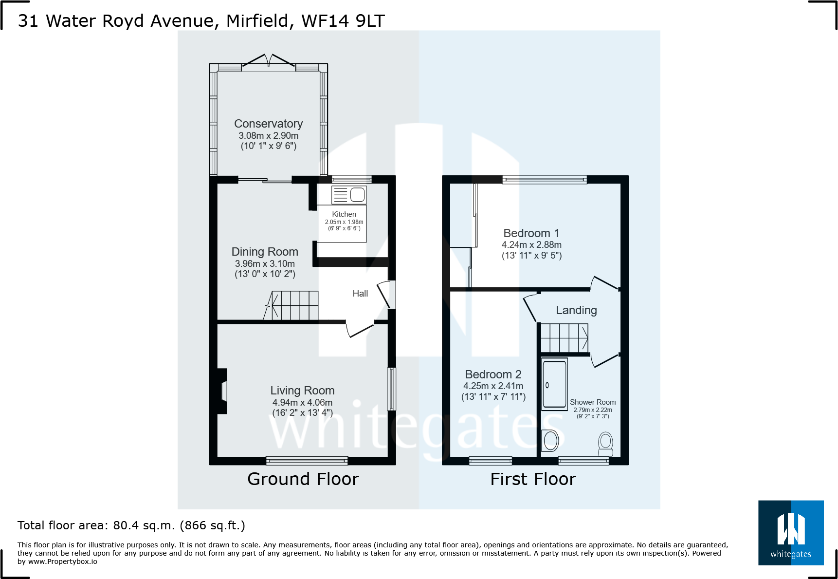 Water Royd Avenue, Mirfield, Kirklees, WF14 floorplan