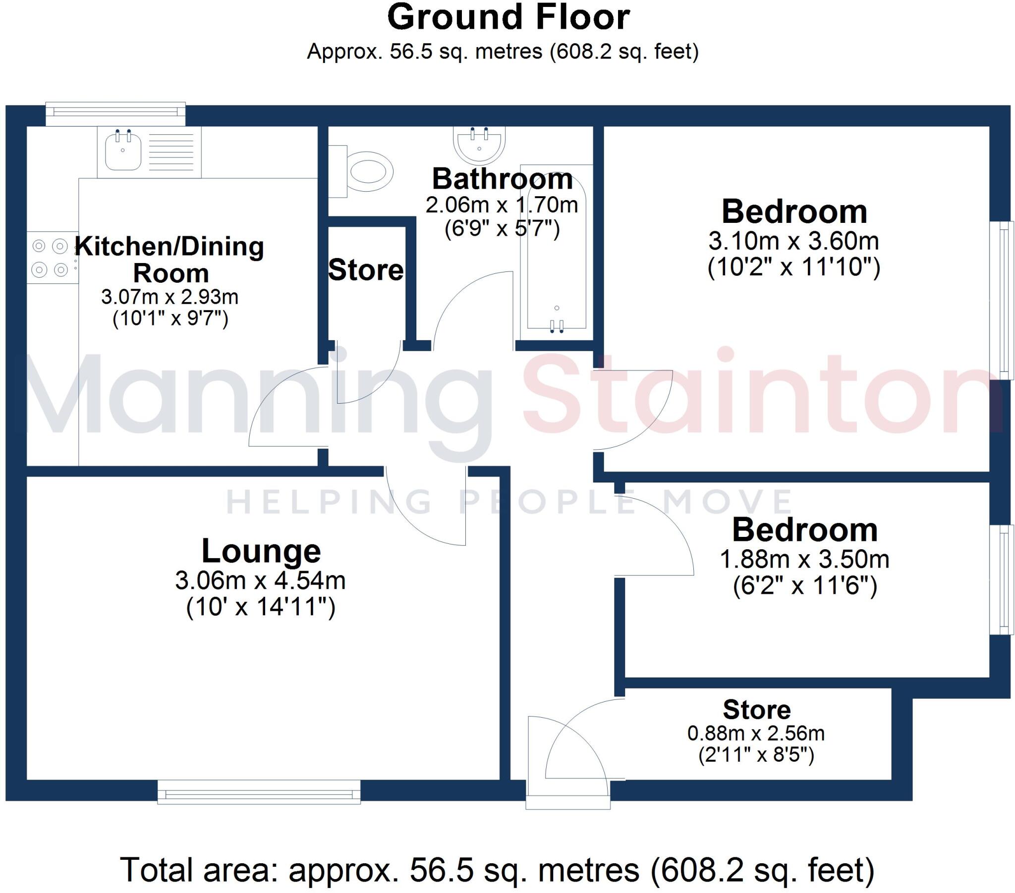 Northwood Close, Pudsey, West Yorkshire floorplan