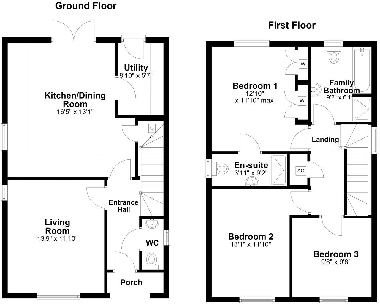 Monument Way, Priors Hall Park, Corby floorplan