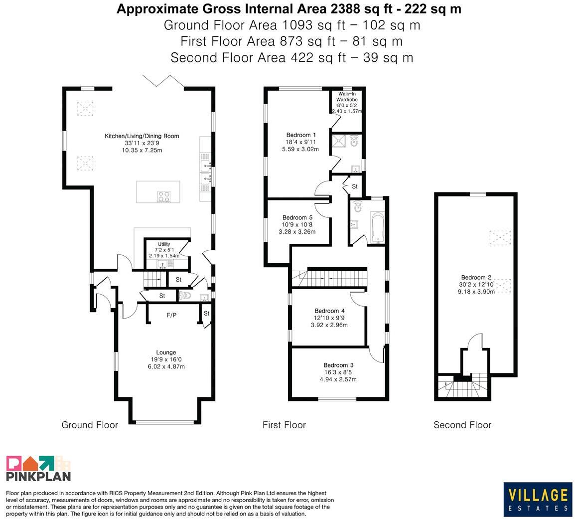 The Avenue, Radlett floorplan