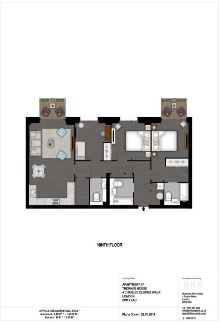 Charles Clowes Walk, London, SW11 floorplan