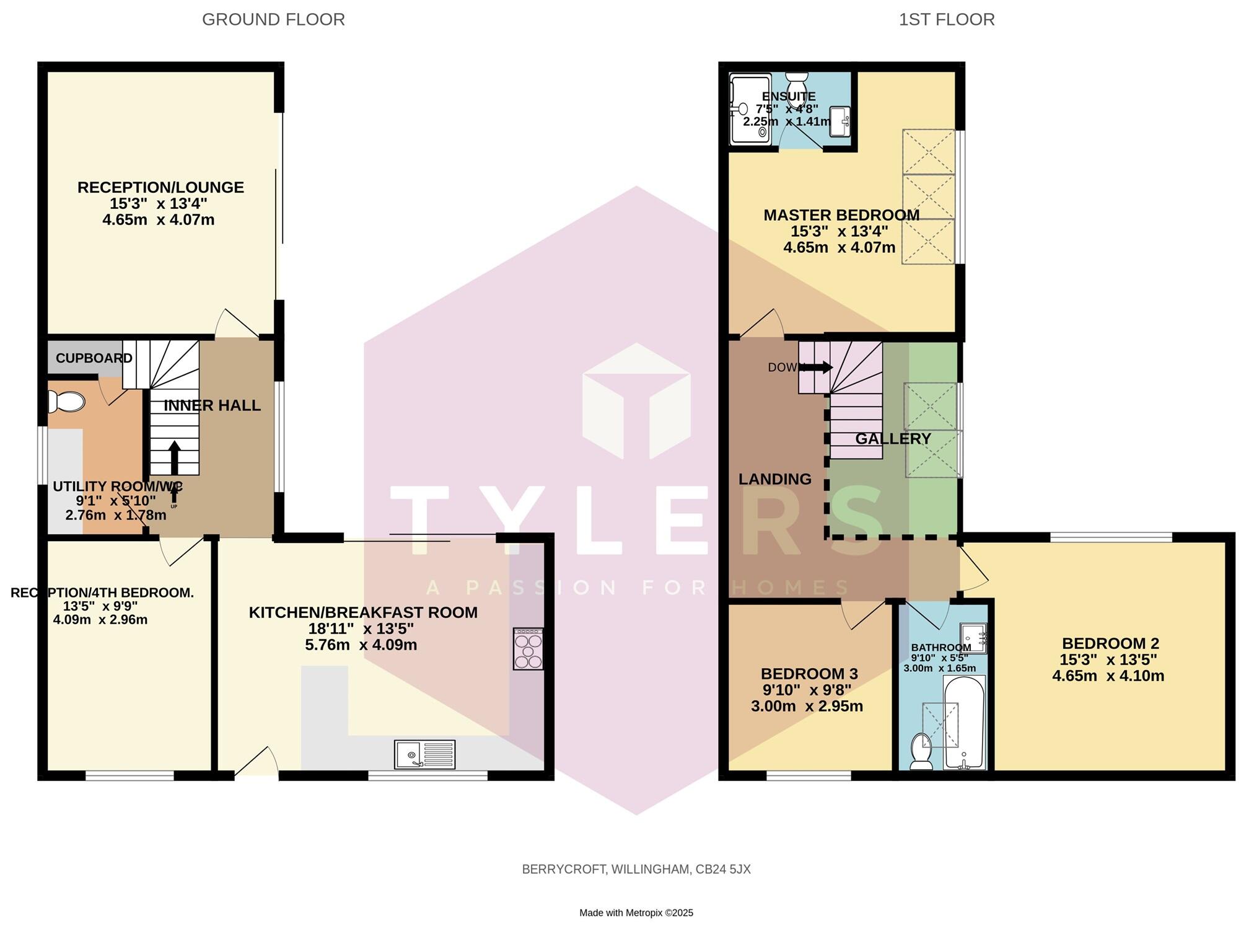 Berrycroft, Willingham, Cambridge floorplan