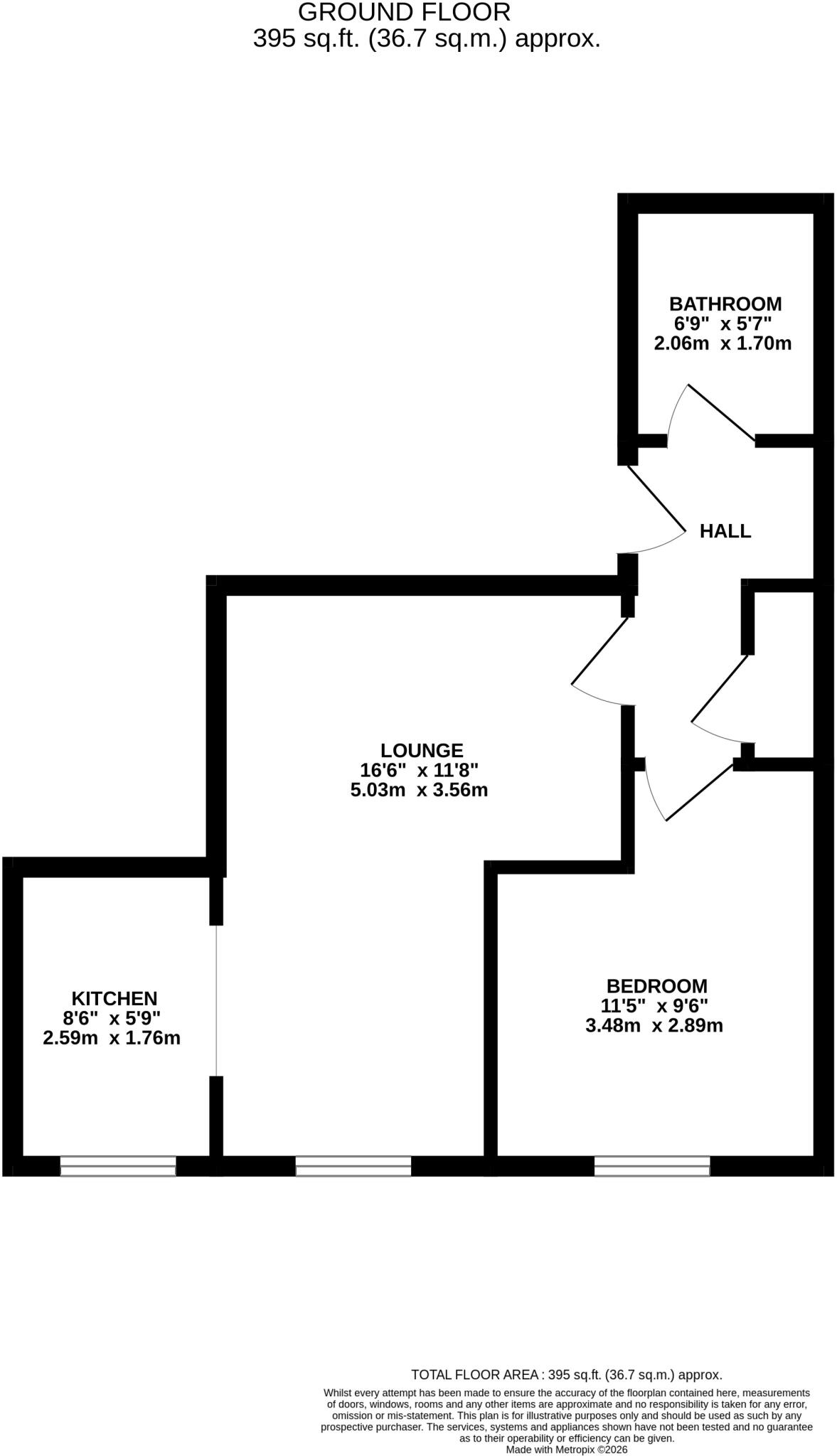 Flat 16, Ingrow Mill, Ingrow Lane, Keighley, West Yorkshire BD21 5AH floorplan