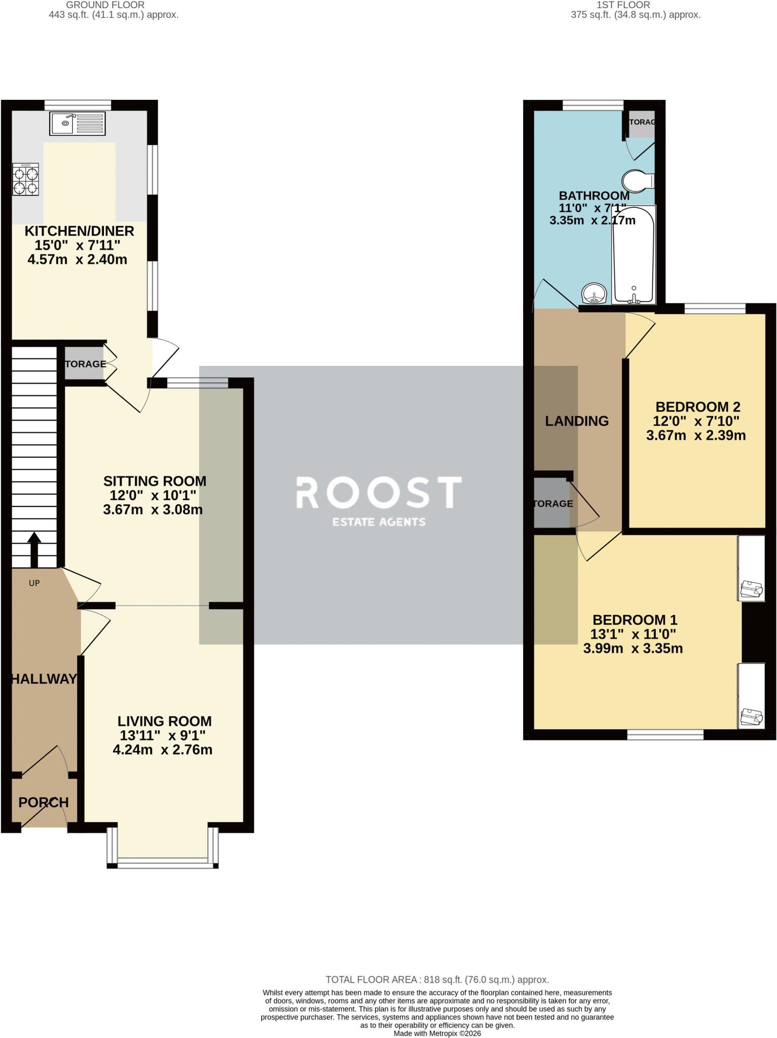 Kew Road, Cleethorpes floorplan