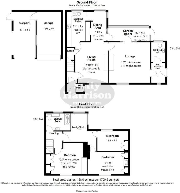 Yellow Hall, Old Stone Trough Lane, Kelbrook, Lancashire, BB18 floorplan