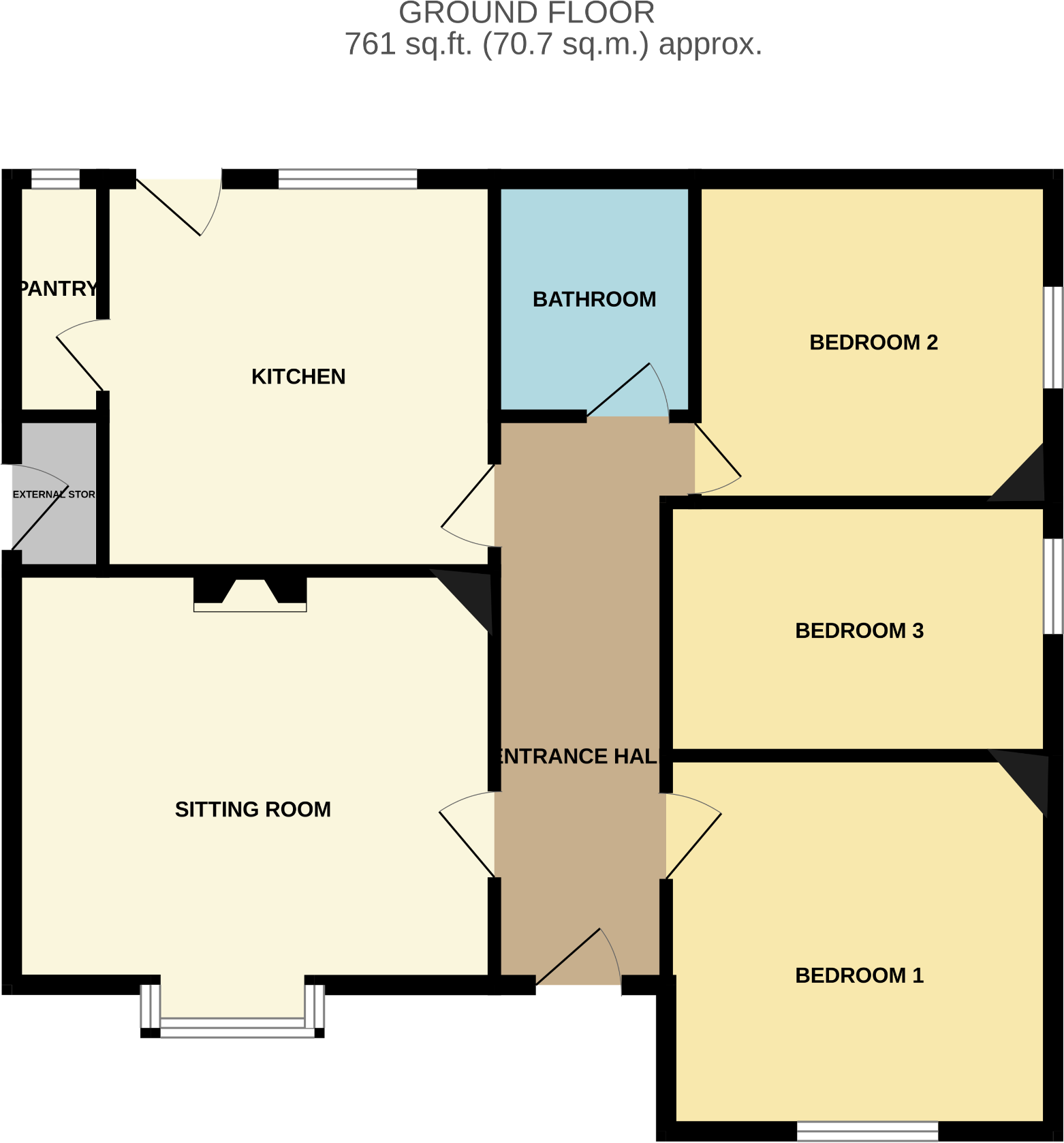 Aingarth, Coldwell End, Youlgreave, DE45 1WB floorplan