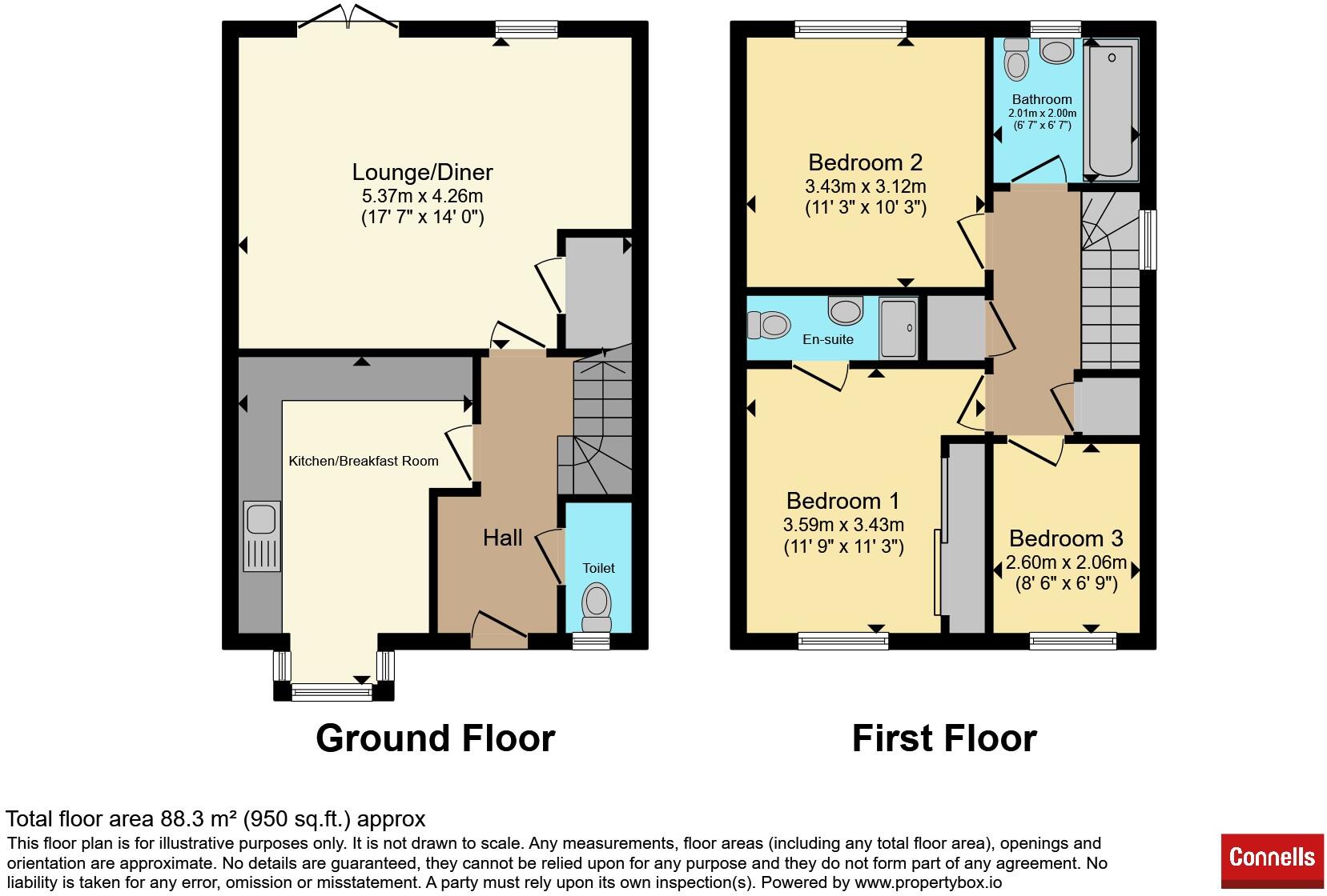 Elizabeth Road, Cannock floorplan
