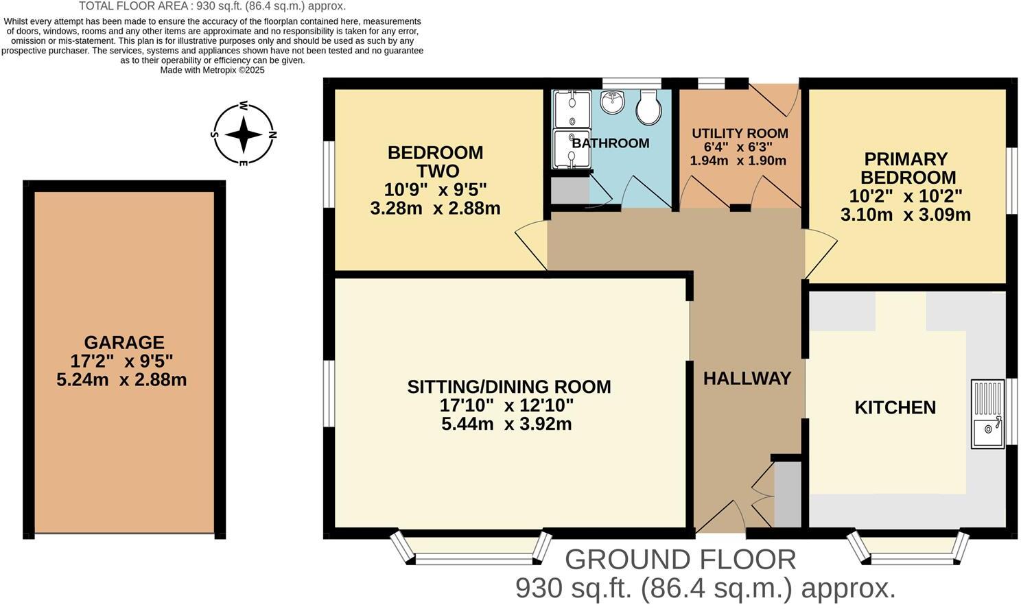 Squires Walk, Lowestoft floorplan