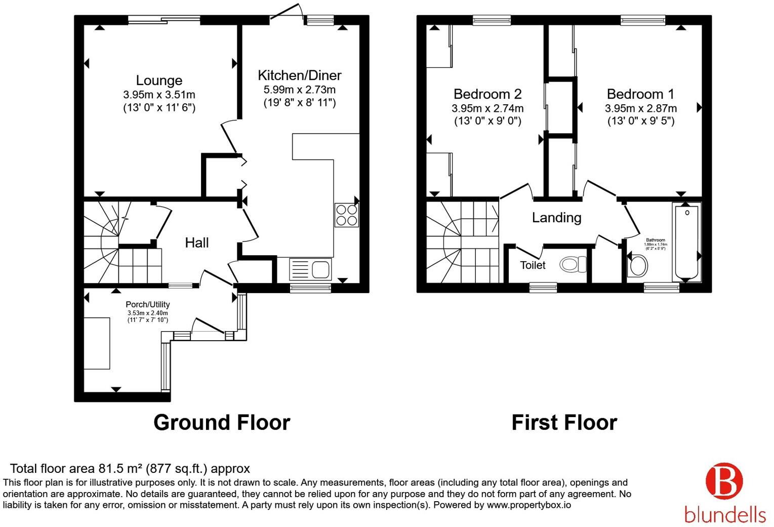 Weakland Close, Sheffield, South Yorkshire, S12 floorplan