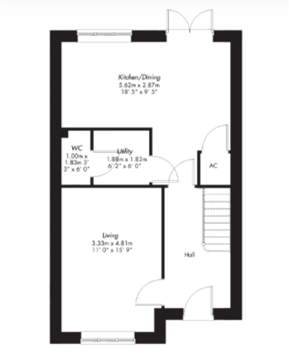 Lindley Walk, Higham-on-the-Hill floorplan