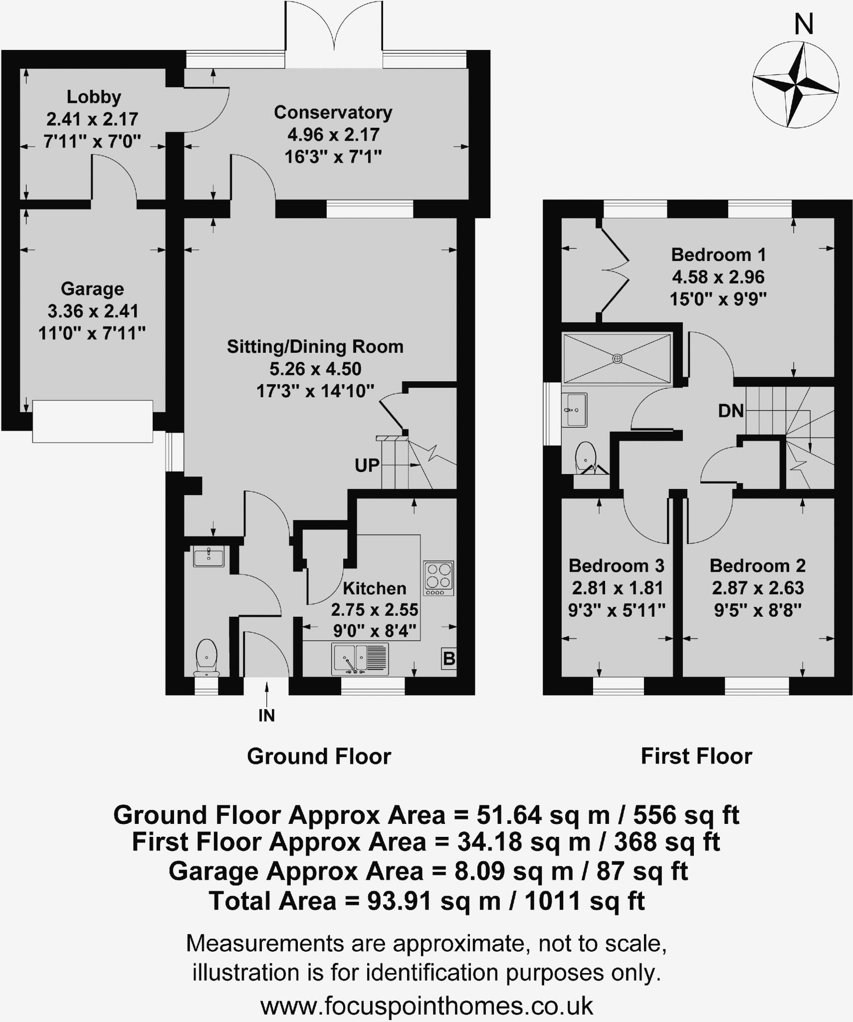 9, Waltham Gardens, Banbury floorplan