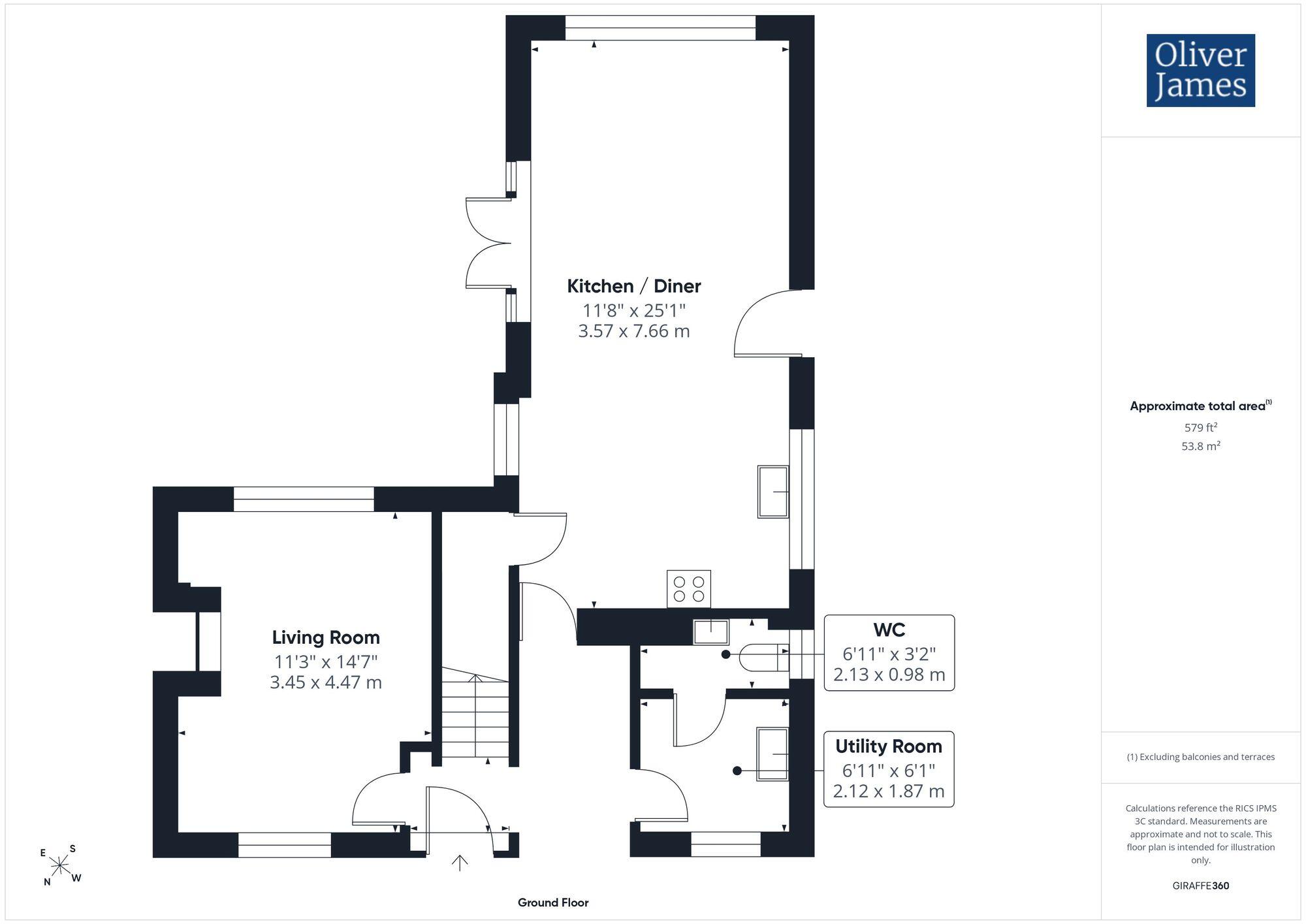 Globe Lane, Alconbury, Cambridgeshire. floorplan