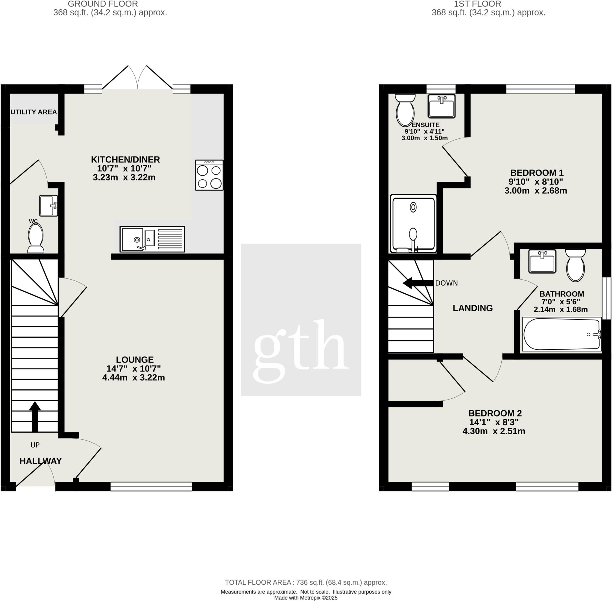 Carnation Drive, Bridgwater, Somerset, TA5 floorplan