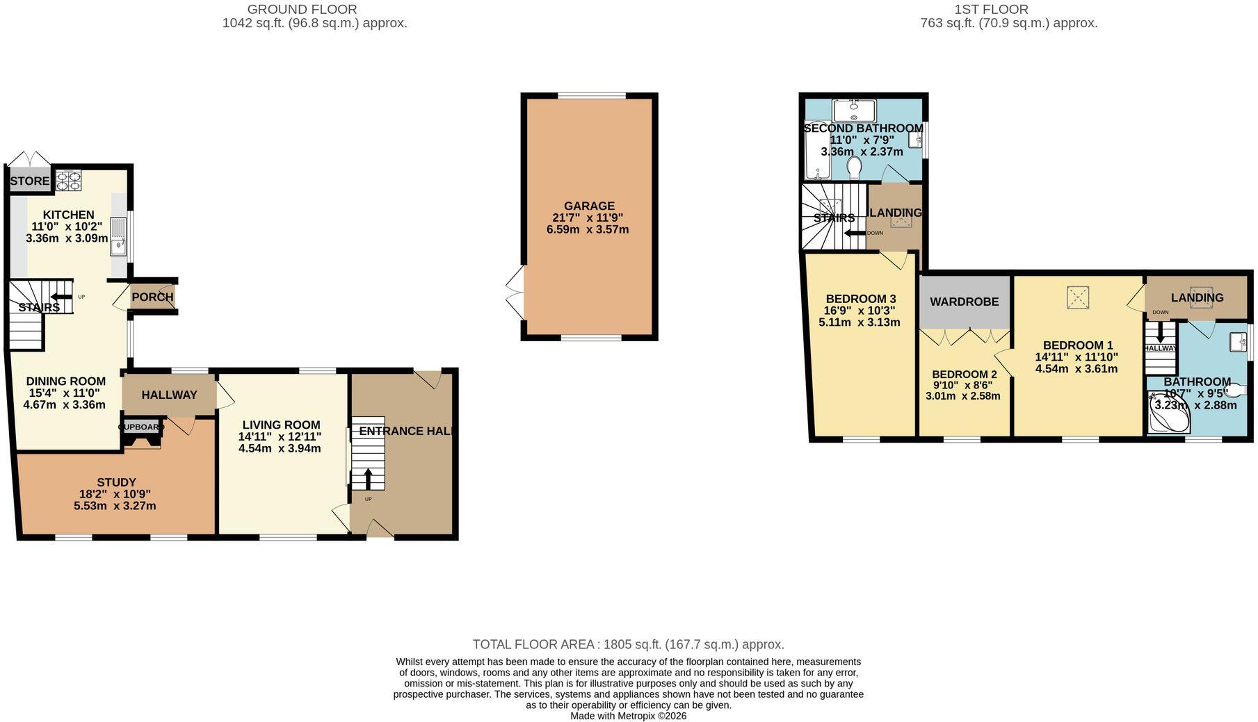The Village, Clifton-On-Teme, WR6 floorplan