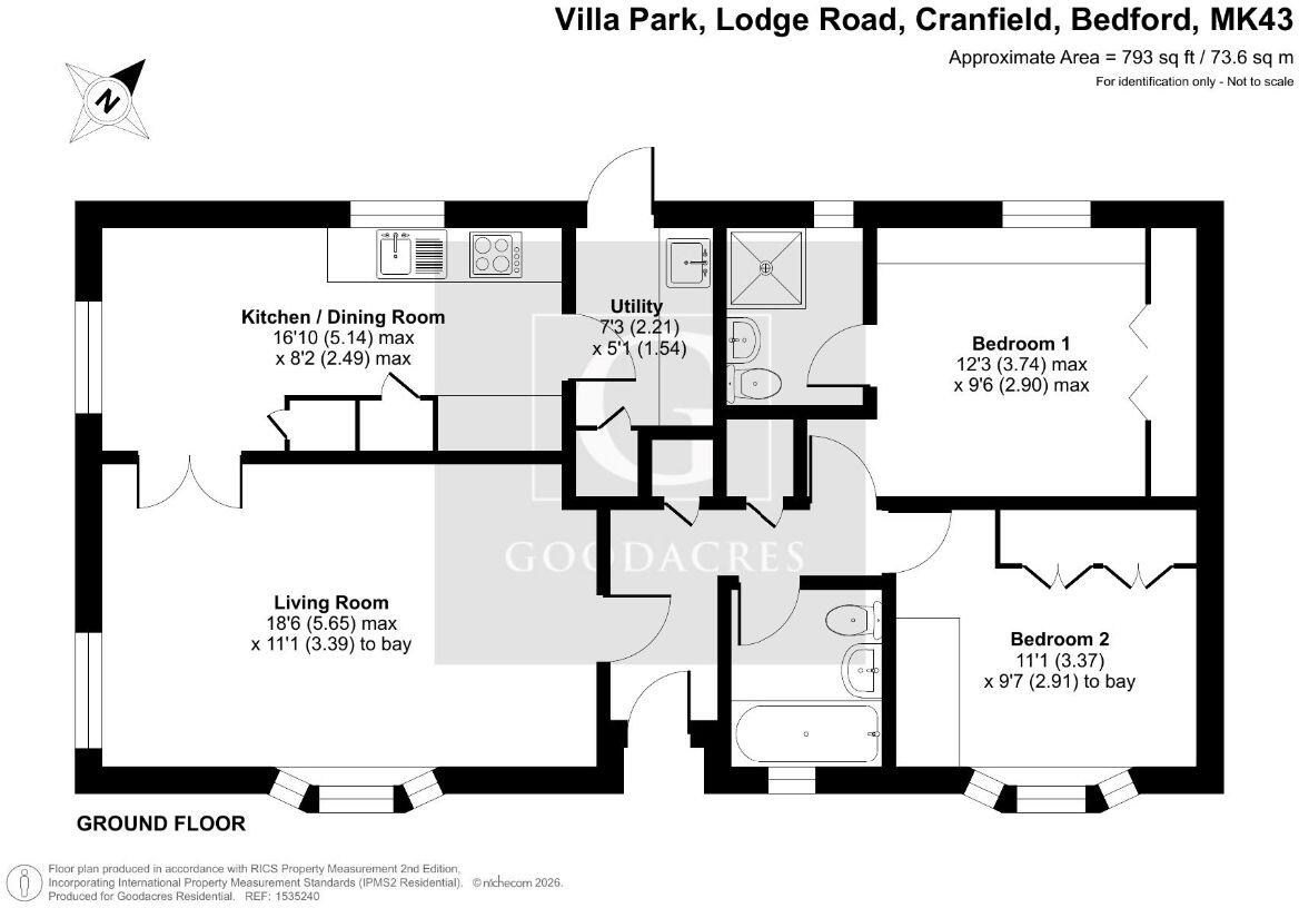 Villa Park, Lodge Road, Cranfield floorplan